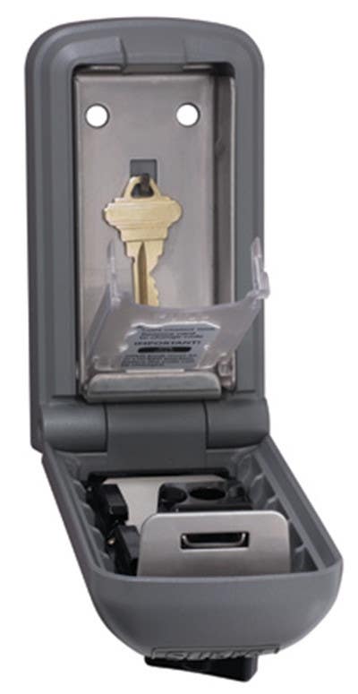 Kidde 002048 KeySafe P500 Keybox w/ Alarm, Pushbutton, Titanium