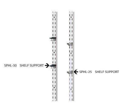 Sugatsune SPHL-1820 Heavy Duty Shelf Standard, Length-71-21/32",Satin