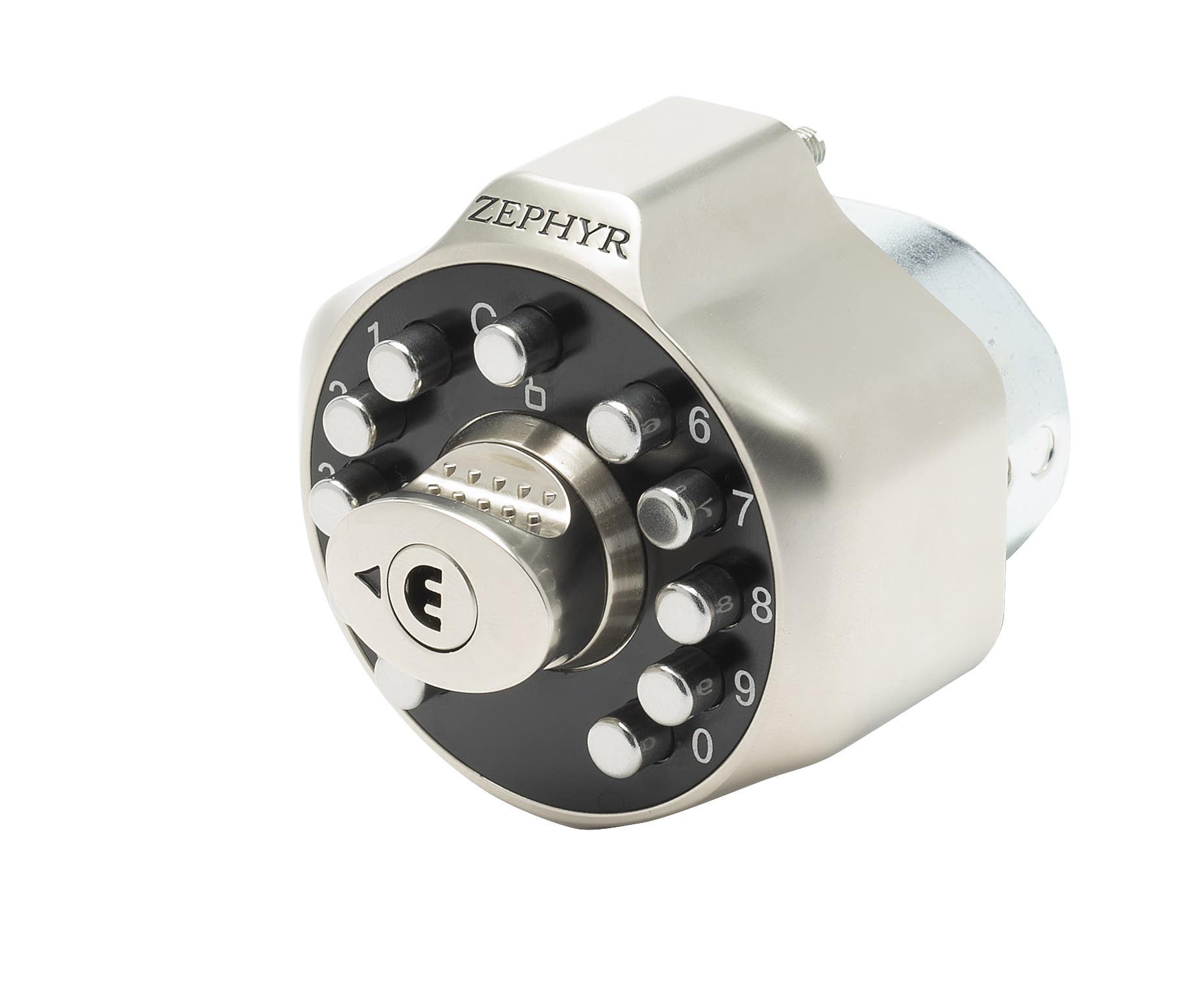 Zephyr 5500 Club Series Push Button Mechanical Lock, Finish- Satin Nickel
