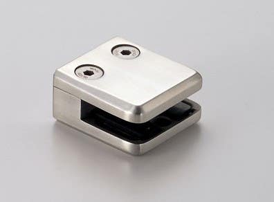 Sugatsune 9344VA2 Glass Clamp (Stainless Steel), Satin