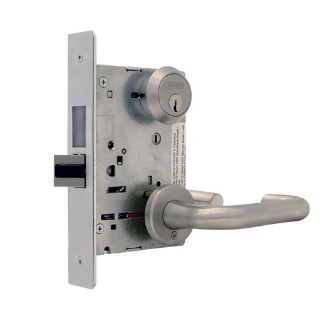 Sargent 67-92 Mortise Lock w/ Behavioral Health Knob Trim (BHD), Satin Stainless Steel