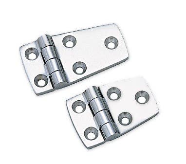 Sugatsune 27 Cabinet Butt Hinge, Width-38 mm, 316 Stainless Steel, Finish-Mirror