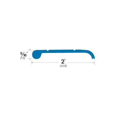 Accurate 9T2 Aluminium Hinged Door Weatherstrip Saddles