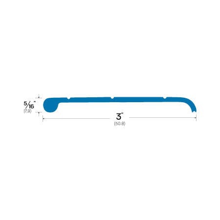 Accurate 9T3 Aluminium Hinged Door Weatherstrip Saddles