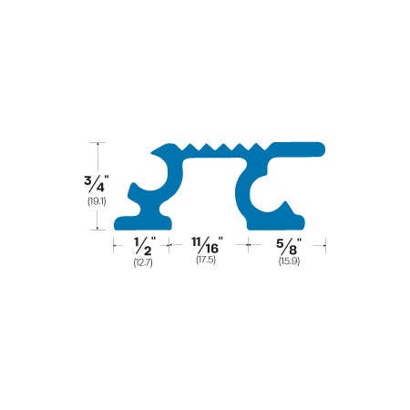 Accurate 8S11 Bronze Sectional Unit Door Weatherstrip Saddles