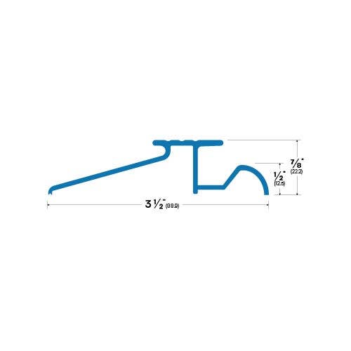 Accurate 842 Bronze In-Swinging Door Saddles