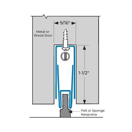 Accurate 424 Automatic Door Bottom