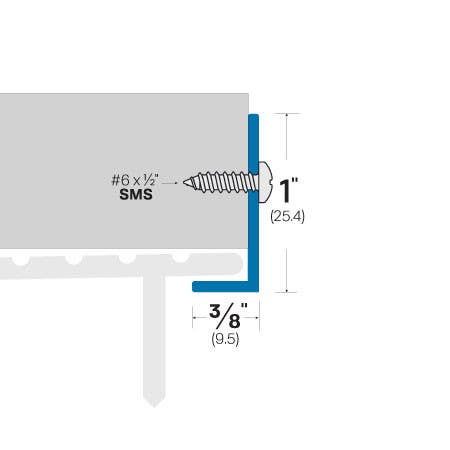 Accurate 9LE Aluminium Door Bottom