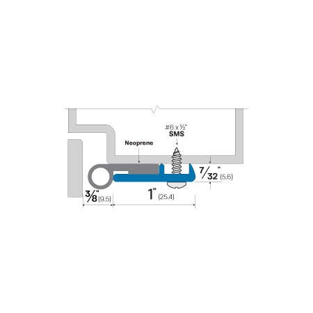 Accurate 192S Aluminium Door Bottom