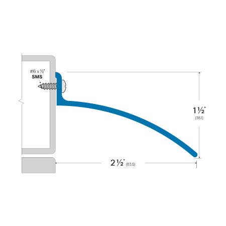 Accurate 15LC  Weather Stripping Door Bottom