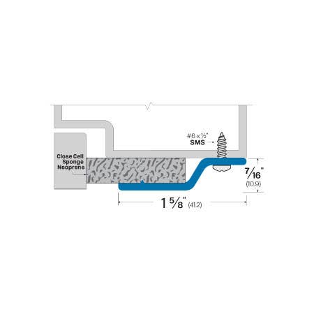 Accurate 904 Aluminium Adjustable Door Stop