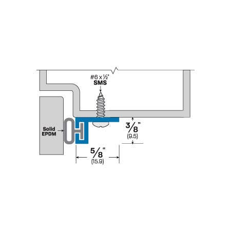 Accurate 2700V Aluminium Adjustable Door Stop