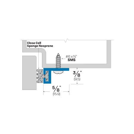 Accurate 2700N Aluminium Adjustable Door Stop