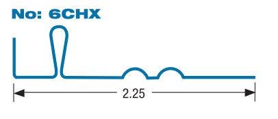 Accurate 6CH Metal Weather Strip