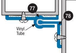 Accurate A77 Aluminium Interlocking Weather Strip, In-Swinging Door Spring
