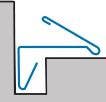 Accurate 185 Interlocking Weather Strip, Hinge Door Spring