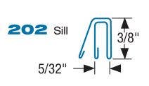 Accurate 202 Interlocking Weather Strip, Hinge Door Spring