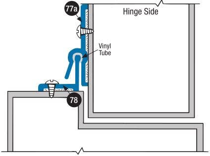 Accurate OB77 Bronze Weather Strip, Out-Swinging Door Spring