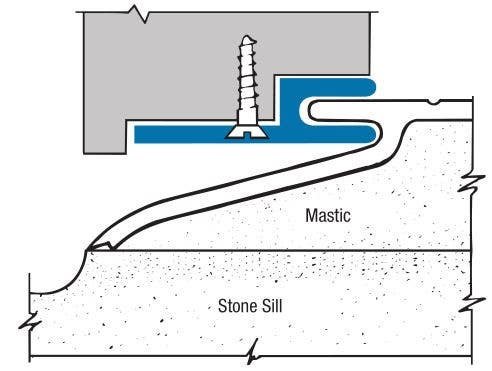 Accurate 838H Bronze In-Swinging Door Thresholds