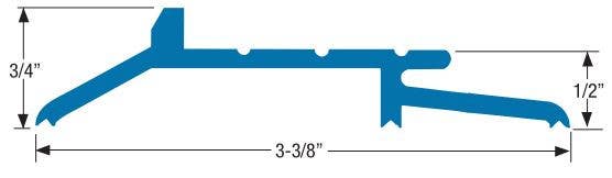 Accurate 939A Aluminium Out-Swinging Door Thresholds