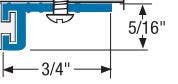 Accurate 900A Aluminium Adjustable Door Stop