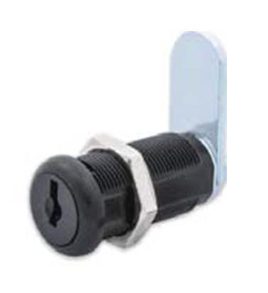 FJM Security 8X00-BLK Disc Tumbler Cam Lock Black