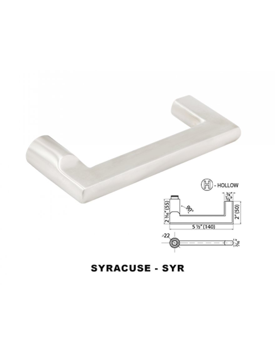 Cal-Royal SYR Italia Series Syracuse Stainless Steel Lockset
