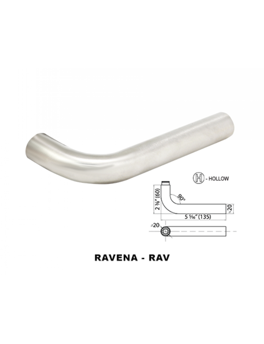 Cal-Royal RAV Italia Series Ravena Stainless Steel Lockset