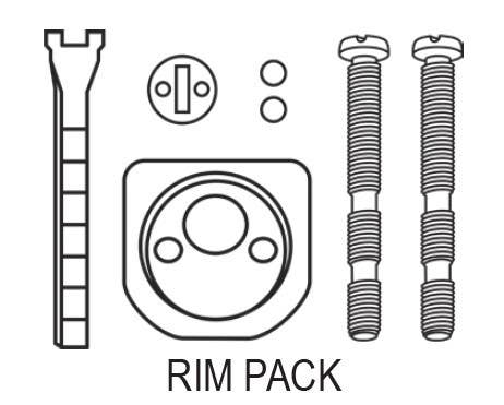 Cal-Royal RIM PACK Mortise-Rim Combo component parts pack