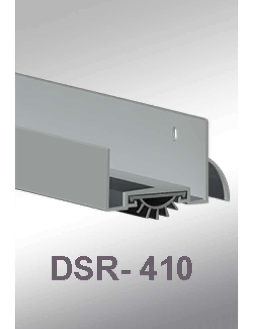 Cal-Royal DSR-410 Aluminum Door Shoe with Rain Drip and Vinyl Insert