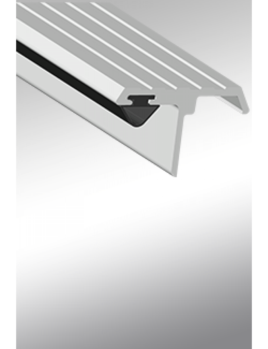 Cal-Royal EAST-501 Aluminum T-Astragal with Vinyl Insert