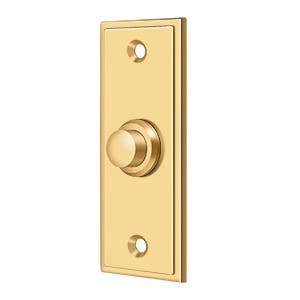 Deltana BBS333 Bell Button, Rectangular Contemporary