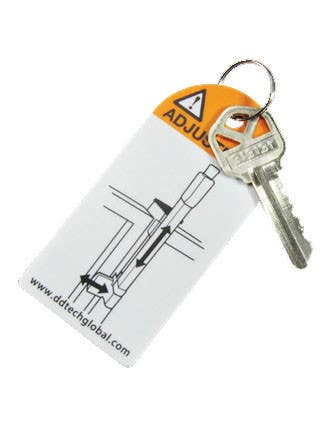 D&D MKEY6PIN Key (To Use w/ MagnaLatch Series 3 Top Pull and Vertical Pull, LokkLatch Deluxe, LokkLatch PRO SL, LokkLatch Magnetic)