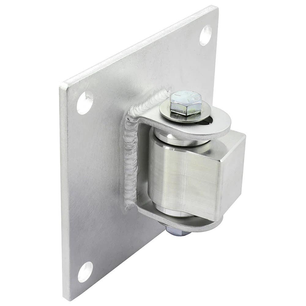 D&D CI3760A Aluminum Half Bolt-on BadAss Hinge For 6" Fence Post