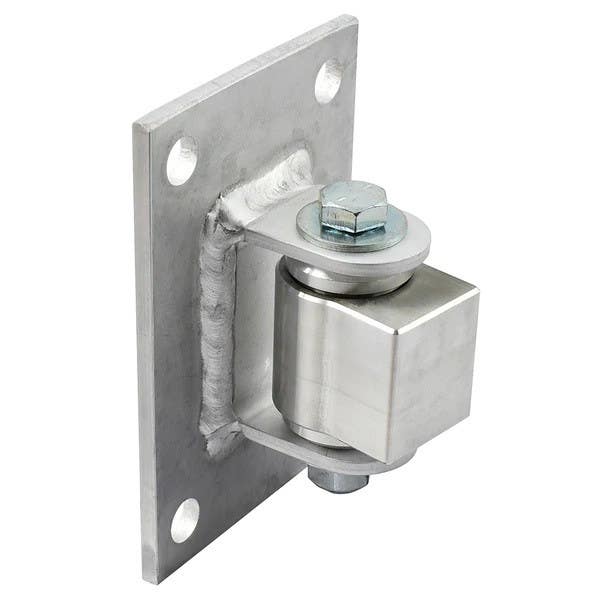 D&D CI3740A Shut It Aluminum Half Bolt-on For 4" Fence Post Hinge