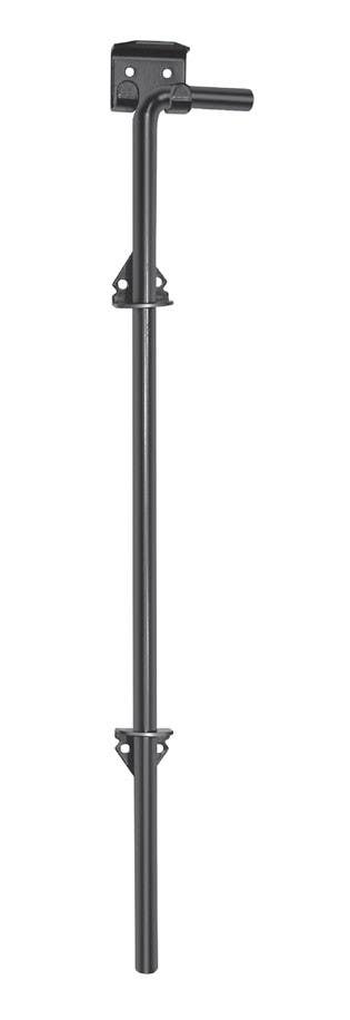 D&D 410004 Wood Hardware 40" Drop Bolt, Finish-Black