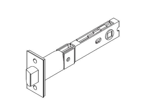 Cal-Royal ULHOS-PAS Backset Passage Latch