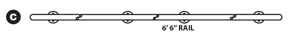 Cal-Royal SDH Series Sliding Door Hardware, Top Mount,Finish-Satin Stainless Steel