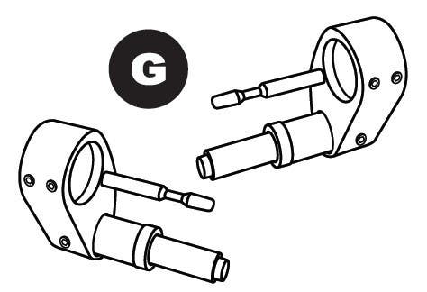 Cal-Royal DS-2200/2300 Soft Action Roller Stop For SDH Series Sliding Door Hardware