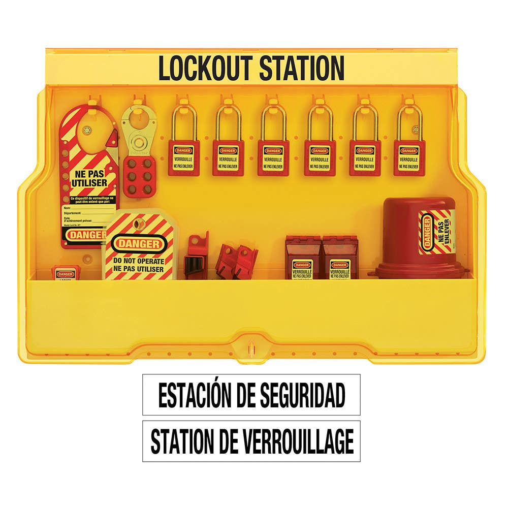 Master Lock S1850E410 Electrical Lockout Wall Station