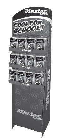 Master Lock 1225GENXTM Floor & Sidekick Display
