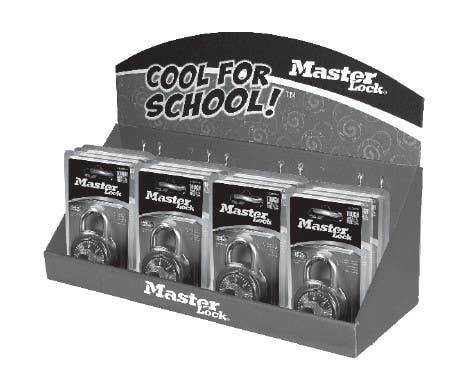 Master Lock 1224GENBLK Counter Display
