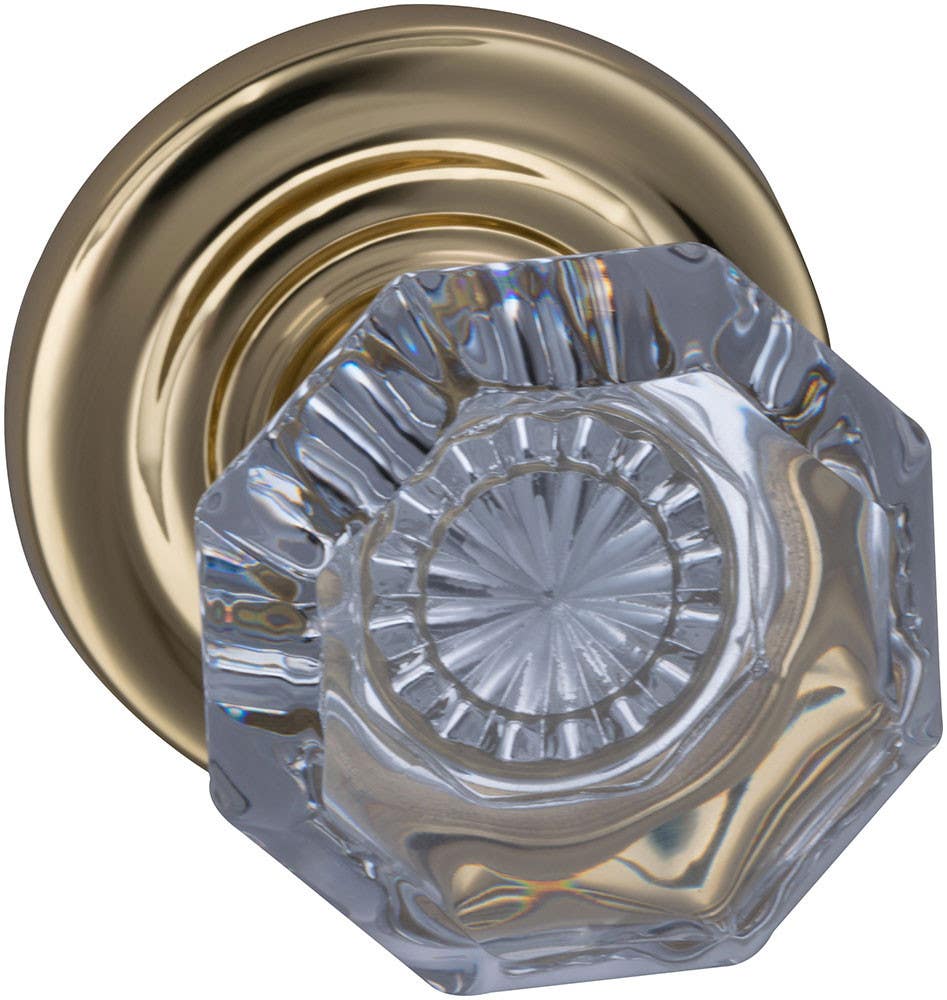 Omnia 955 Interior Traditional Knob Latchset - Solid Brass