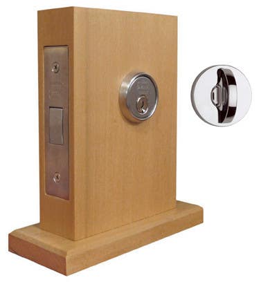 Omnia 041M/NC Modern Mortise Deadlock - One-Side Cylinder