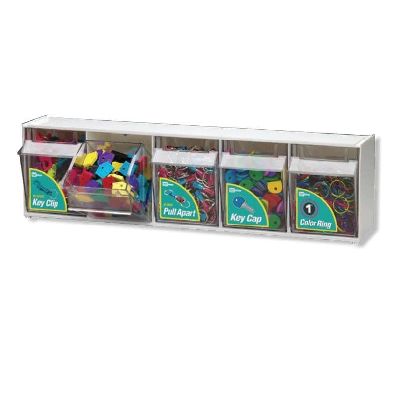 Lucky Line 34478 5-Bin Tilt Bin Display