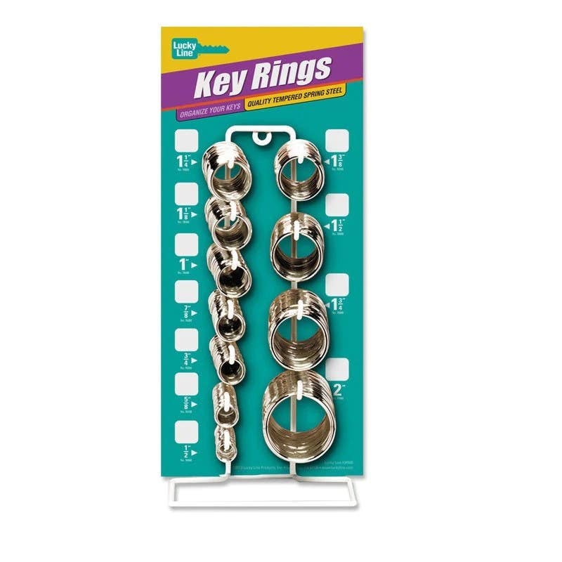 Lucky Line 36500 Split Key Ring Display
