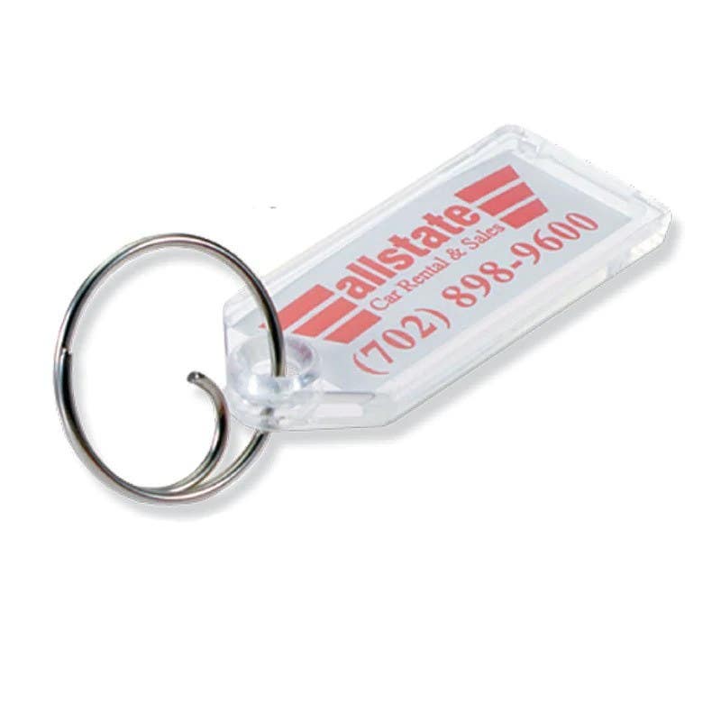Lucky Line  951 Custom Imprinted Key Tag With Tang Ring