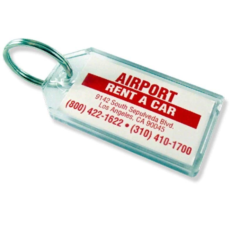 Lucky Line  9513 Custom Imprinted Extra Strength Key Tag With Split Ring