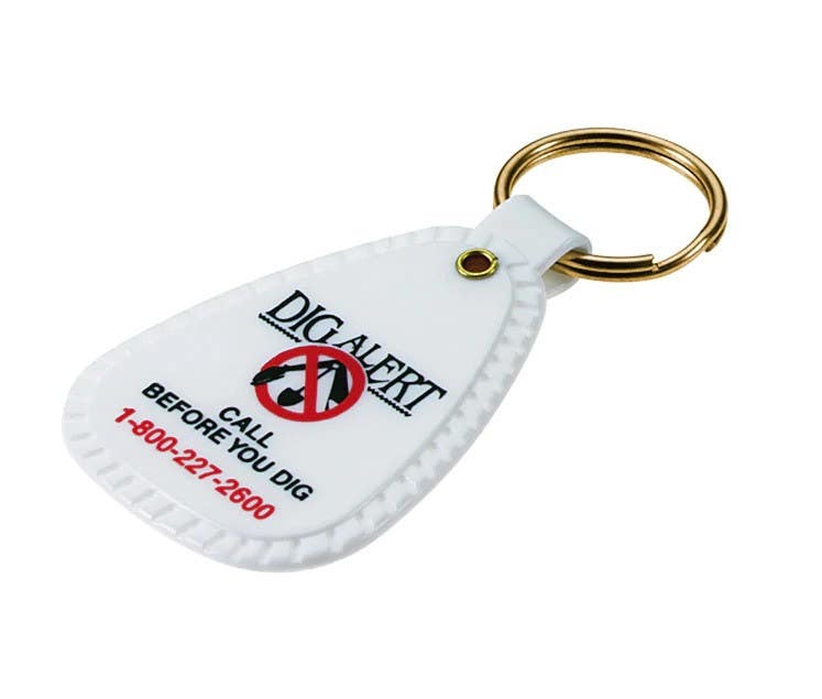 Lucky Line  955004 Custom Imprinted Saddle Tag Fob