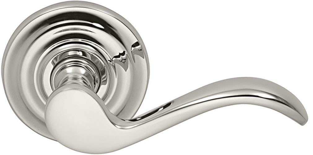 Omnia 895 Interior Traditional Lever Latchset - Solid Brass